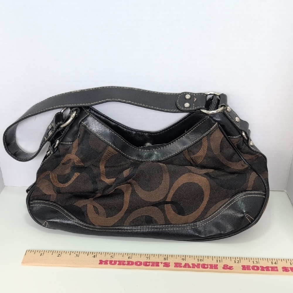 Stylish Black and Brown Women's Shoulder Bag